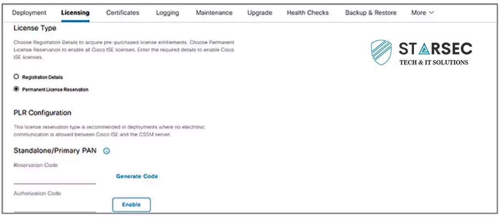 تنظیمات لایسنس CISCO ISE