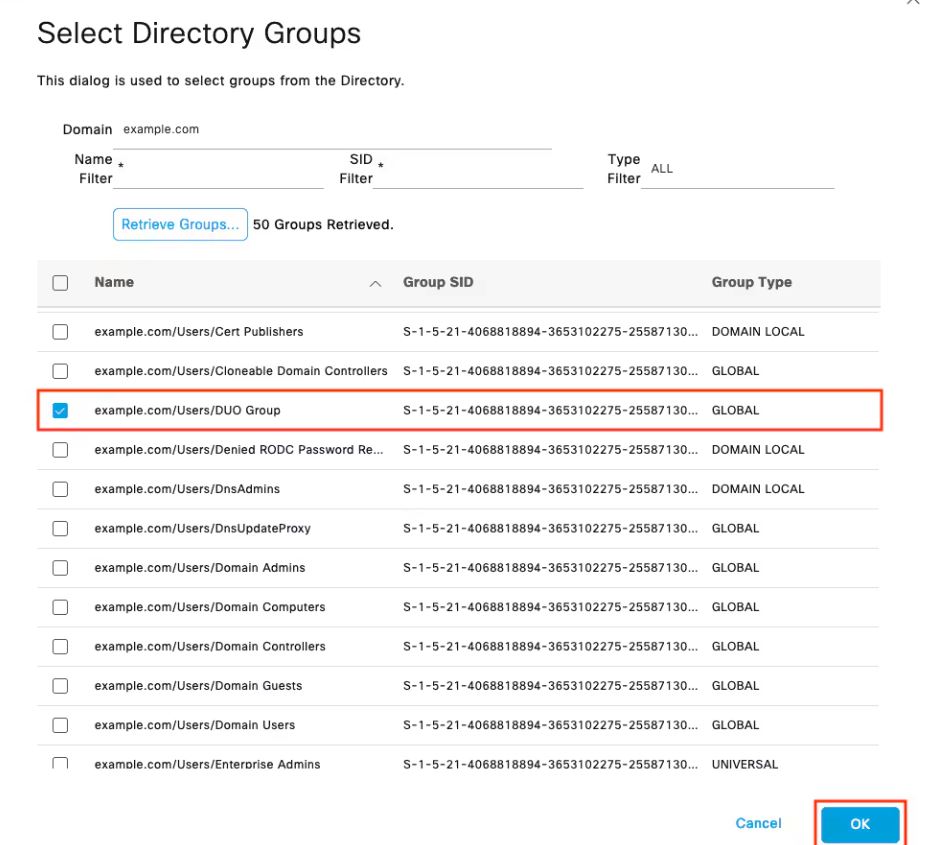 Retrieve Groups در پیکربندی ISE 