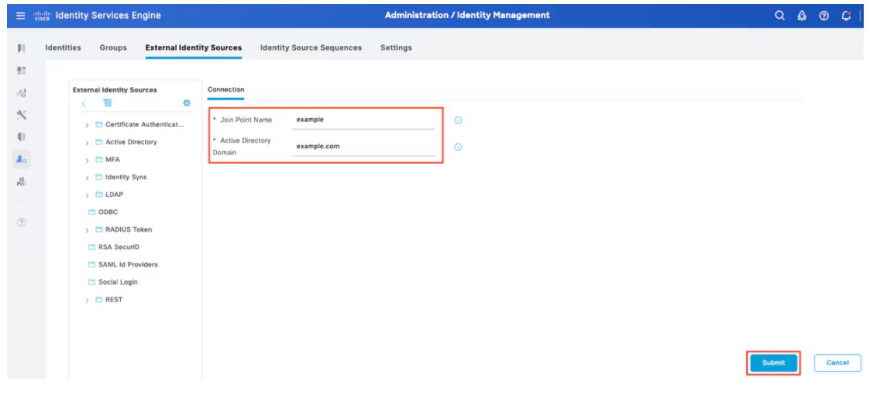 یکپارچه‌سازی ISE با Active Directory